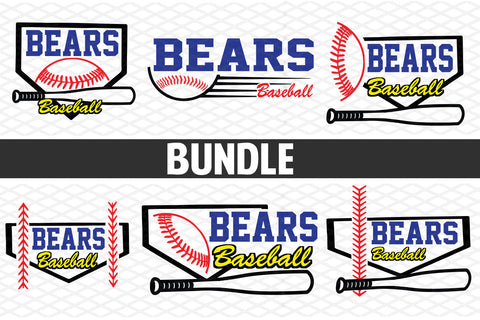 Baseball-Softball T shirt design Bundle SVG Johan Ru designs 