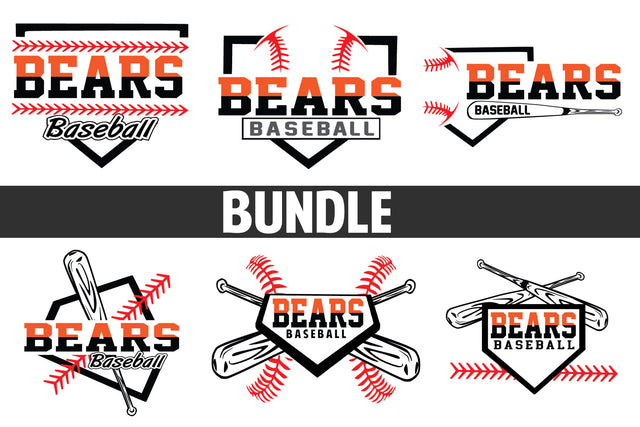 Baseball-Softball T shirt design Bundle SVG Johan Ru designs 