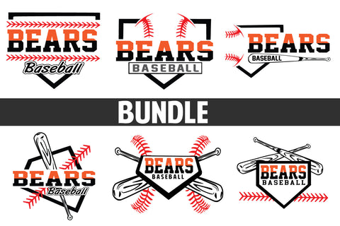 Baseball-Softball T shirt design Bundle SVG Johan Ru designs 