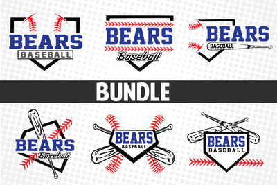 Baseball-Softball T shirt design Bundle SVG Johan Ru designs 