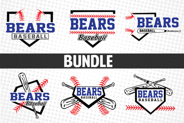 Baseball-Softball T shirt design Bundle SVG Johan Ru designs 
