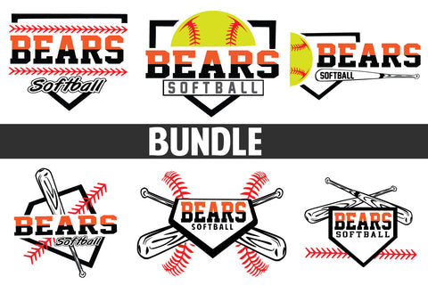Baseball-Softball T shirt design Bundle SVG Johan Ru designs 