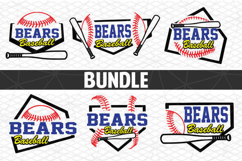 Baseball-Softball T shirt design Bundle SVG Johan Ru designs 