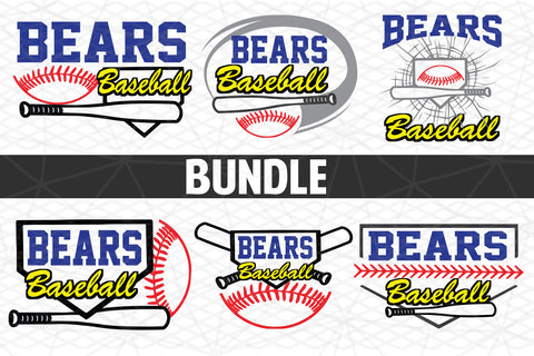 Baseball-Softball T shirt design Bundle SVG Johan Ru designs 