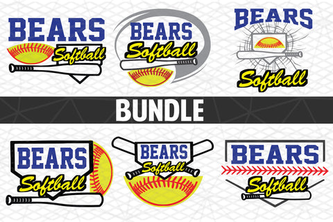 Baseball-Softball T shirt design Bundle SVG Johan Ru designs 