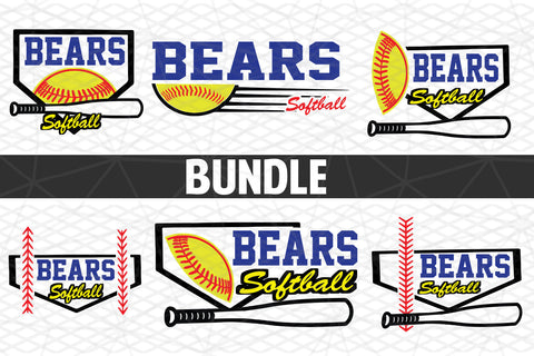 Baseball-Softball T shirt design Bundle SVG Johan Ru designs 