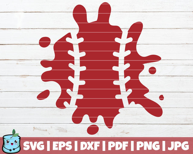Baseball Splash SVG MintyMarshmallows 