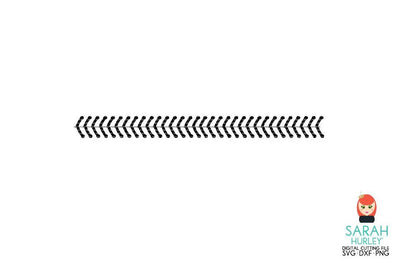Baseball Stitch Border SVG Sarah Hurley 