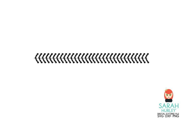 Baseball Stitch Border SVG Sarah Hurley 