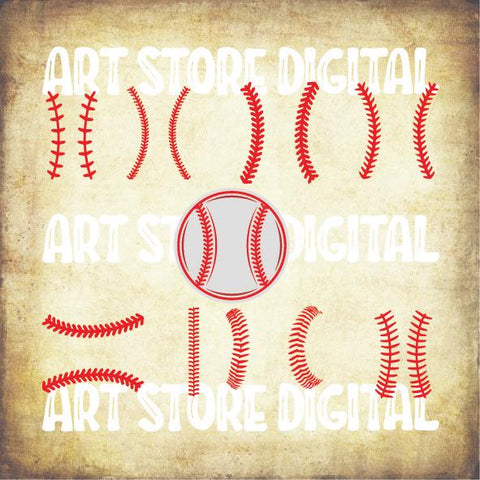 Softball ball stitches and Softball t shirt design svg png