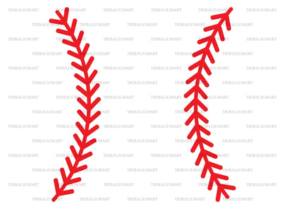 Baseball Stitches SVG TribaliumArtSF 