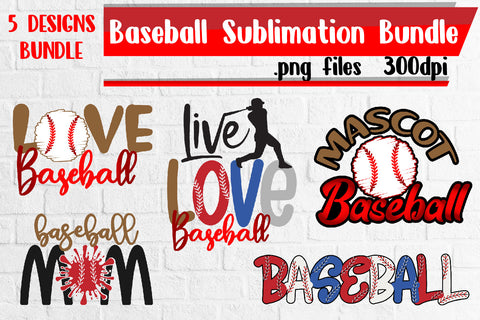Baseball Sublimation Bundle Png Files Sublimation zafrans studio 