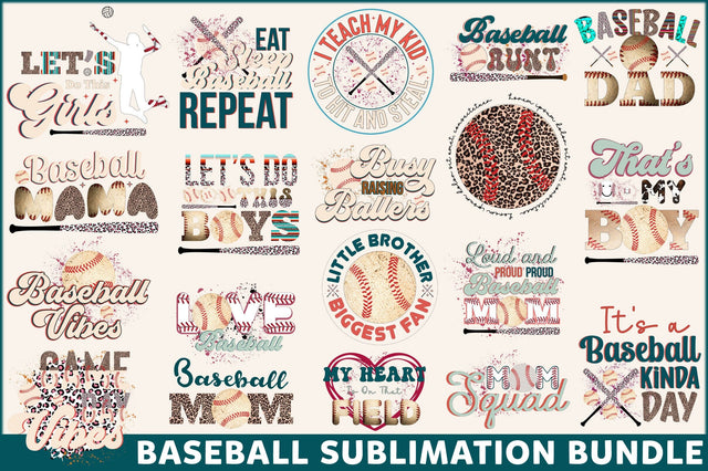 Baseball Sublimation Bundle Sublimation Rupkotha 