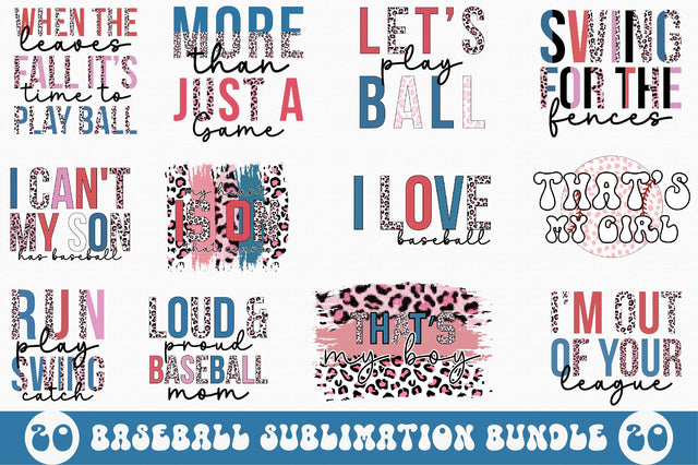 Baseball Sublimation Bundle Sublimation SVGista 