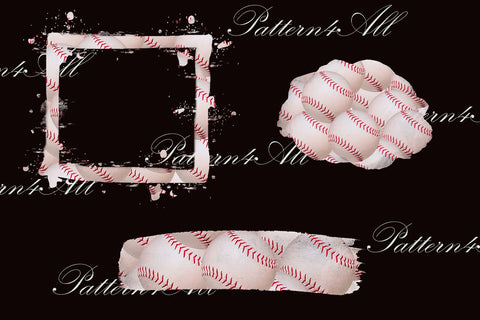 Baseball Distressed Number Font Sublimation Baseball Png 