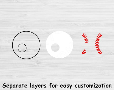 Baseball Svg, Baseball Ball Svg Designs, Circle Baseball Monogram Svg Files for Cricut, Baseball Cut File, Baseball Png, Softball Svg Dxf SVG TiffsCraftyCreations 
