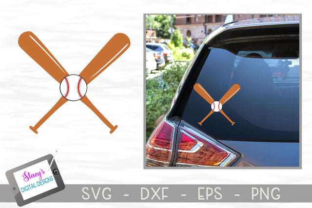 Baseball SVG - Baseball Bats and Baseball SVG Stacy's Digital Designs 