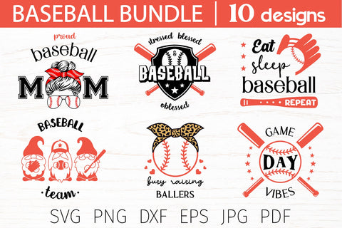 Baseball svg, baseball bundle, baseball mom, game day quote SVG Digital Rainbow Shop 