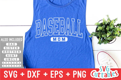 Baseball svg - Baseball Mom svg - eps - dxf - png - Baseball Family Cut File - Silhouette - Cricut - Digital Download SVG Svg Cuttables 