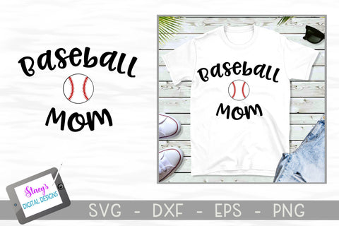 Baseball SVG - Baseball Mom SVG Stacy's Digital Designs 