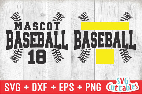 Baseball svg - Baseball Template 0037- svg - eps - dxf - png - Silhouette - Cricut Cut File - Baseball Team - Digital File SVG Svg Cuttables 