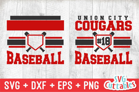 Baseball svg - Baseball Template 0038- svg - eps - dxf - png - Silhouette - Cricut Cut File - Baseball Team - Digital File SVG Svg Cuttables 