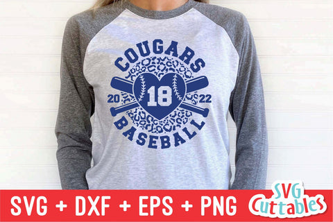 Baseball svg - Baseball Template 0040 - svg - eps - dxf - png - Leopard Print - Silhouette - Cricut Cut File - Baseball Team - Digital File SVG Svg Cuttables 