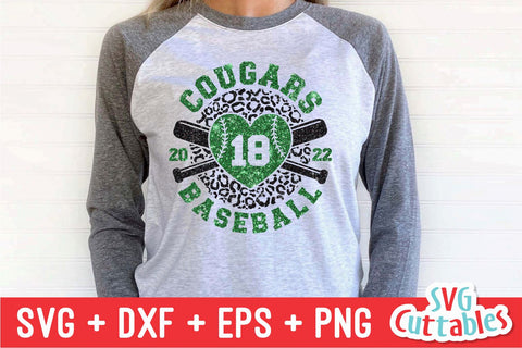 Baseball svg - Baseball Template 0040 - svg - eps - dxf - png - Leopard Print - Silhouette - Cricut Cut File - Baseball Team - Digital File SVG Svg Cuttables 