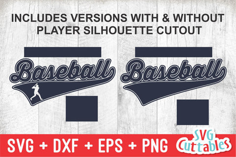 Baseball svg - Baseball Template 0043- svg - eps - dxf - png - Silhouette - Cricut Cut File - Baseball Team - Digital File SVG Svg Cuttables 
