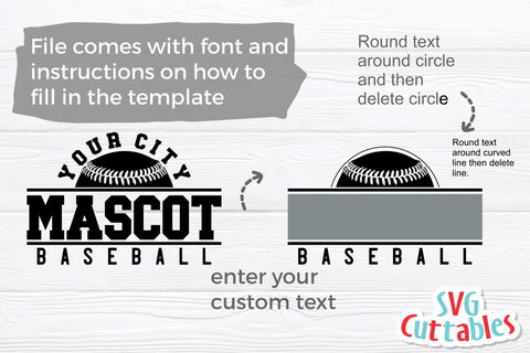 Baseball SVG | Baseball Template 0053 SVG Svg Cuttables 