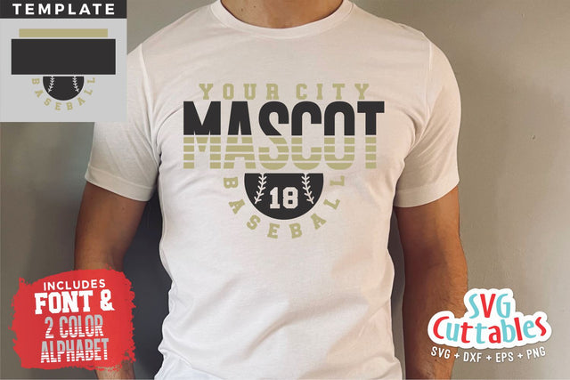 Baseball svg - Baseball Template 0057- svg - eps - dxf - png - Silhouette - Cricut Cut File - Baseball Team - Digital File SVG Svg Cuttables 