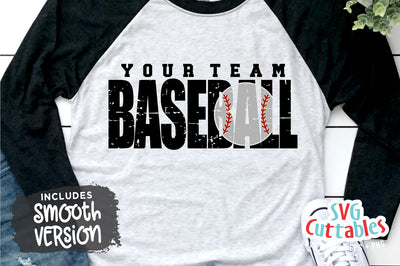 Baseball svg - Baseball Template 0064 - svg - eps - dxf - png - Silhouette - Cricut Cut File - Baseball Team - Digital File SVG Svg Cuttables 