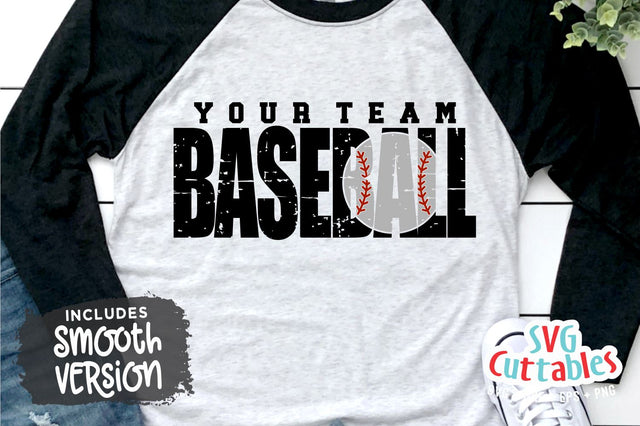 Baseball svg - Baseball Template 0064 - svg - eps - dxf - png - Silhouette - Cricut Cut File - Baseball Team - Digital File SVG Svg Cuttables 