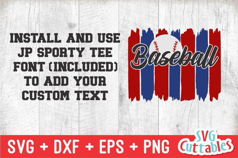 Baseball svg - Baseball Template - svg - eps - dxf - png - Silhouette - Cricut Cut File - 0032 - Baseball Mom - Digital File SVG Svg Cuttables 