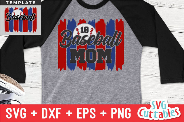 Baseball svg - Baseball Template - svg - eps - dxf - png - Silhouette - Cricut Cut File - 0032 - Baseball Mom - Digital File SVG Svg Cuttables 