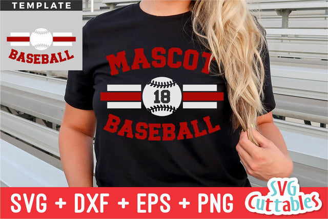Baseball svg - Baseball Template - svg - eps - dxf - png - Silhouette - Cricut Cut File - 0034 - Baseball Team - Digital File SVG Svg Cuttables 