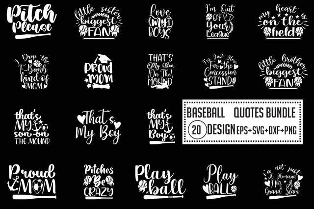 Baseball SVG bundle 20 design SVG Nurstore 