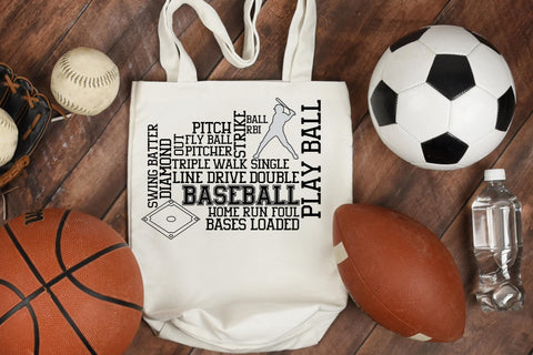 Baseball SVG Bundle, Baseball Mom SVG for Baseball Shirt, Baseball Player SVG, Baseball Bat SVG SVG Designing Digitals 