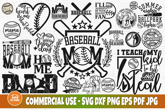 Baseball SVG Bundle, Baseball Shirt, SVG Designs SVG TonisArtStudio 