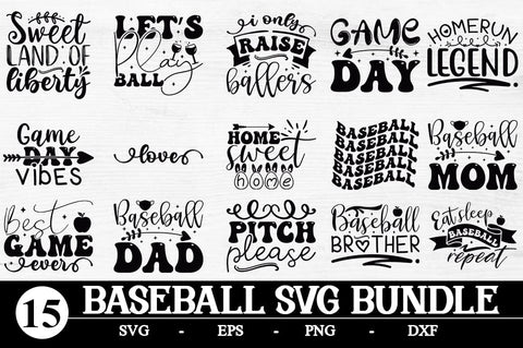 Baseball SVG Bundle cut file SVG Svgcraft 