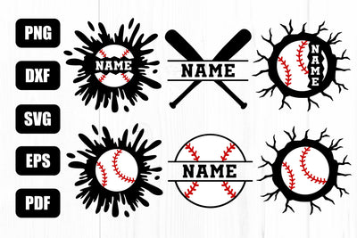 Baseball Svg Bundle, Softball Svg Bundle, Baseball Monogram Svg, Baseball Mom Svg SVG Litke Designs 