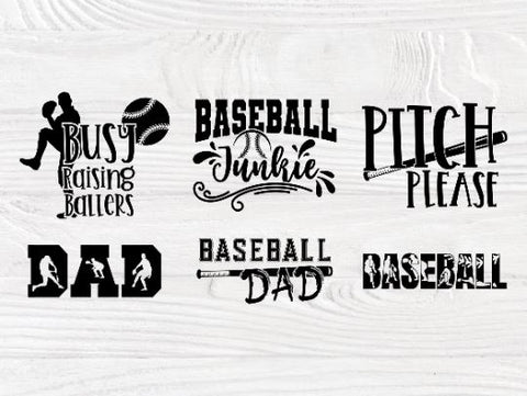 Baseball Svg Bundle  Family Sports Designs