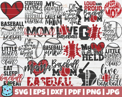 Baseball SVG Bundle SVG MintyMarshmallows 