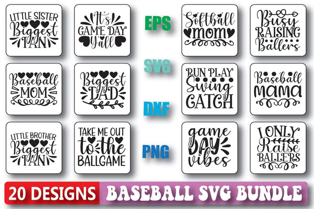 Baseball SVG Bundle SVG Shahin alam 