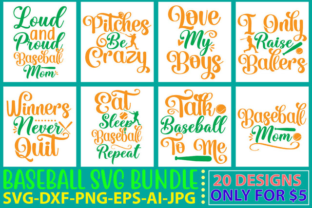 Baseball Svg Bundle SVG Syaman 