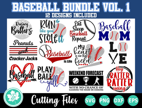 Baseball SVG Bundle Vol 1 SVG TrueNorthImagesCA 