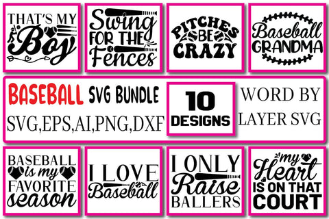 Baseball SVG Bundle Vol. 2 SVG Craftlabsvg24 