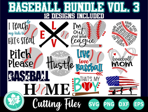 Baseball SVG Bundle Vol 3 SVG TrueNorthImagesCA 