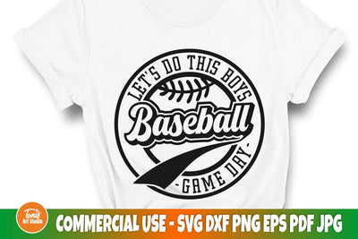 Baseball SVG Cut File, Let's Do This Boys Svg, Png, Game Day Svg SVG TonisArtStudio 