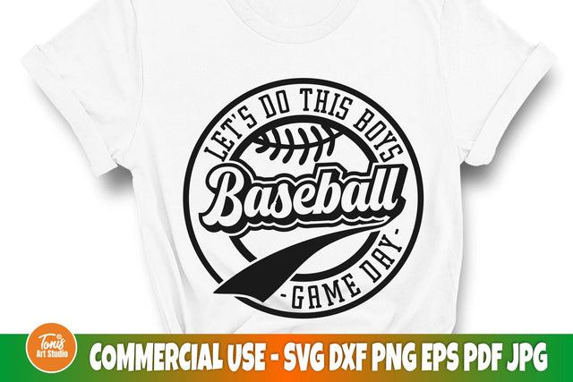Baseball SVG Cut File, Let's Do This Boys Svg, Png, Game Day Svg SVG TonisArtStudio 